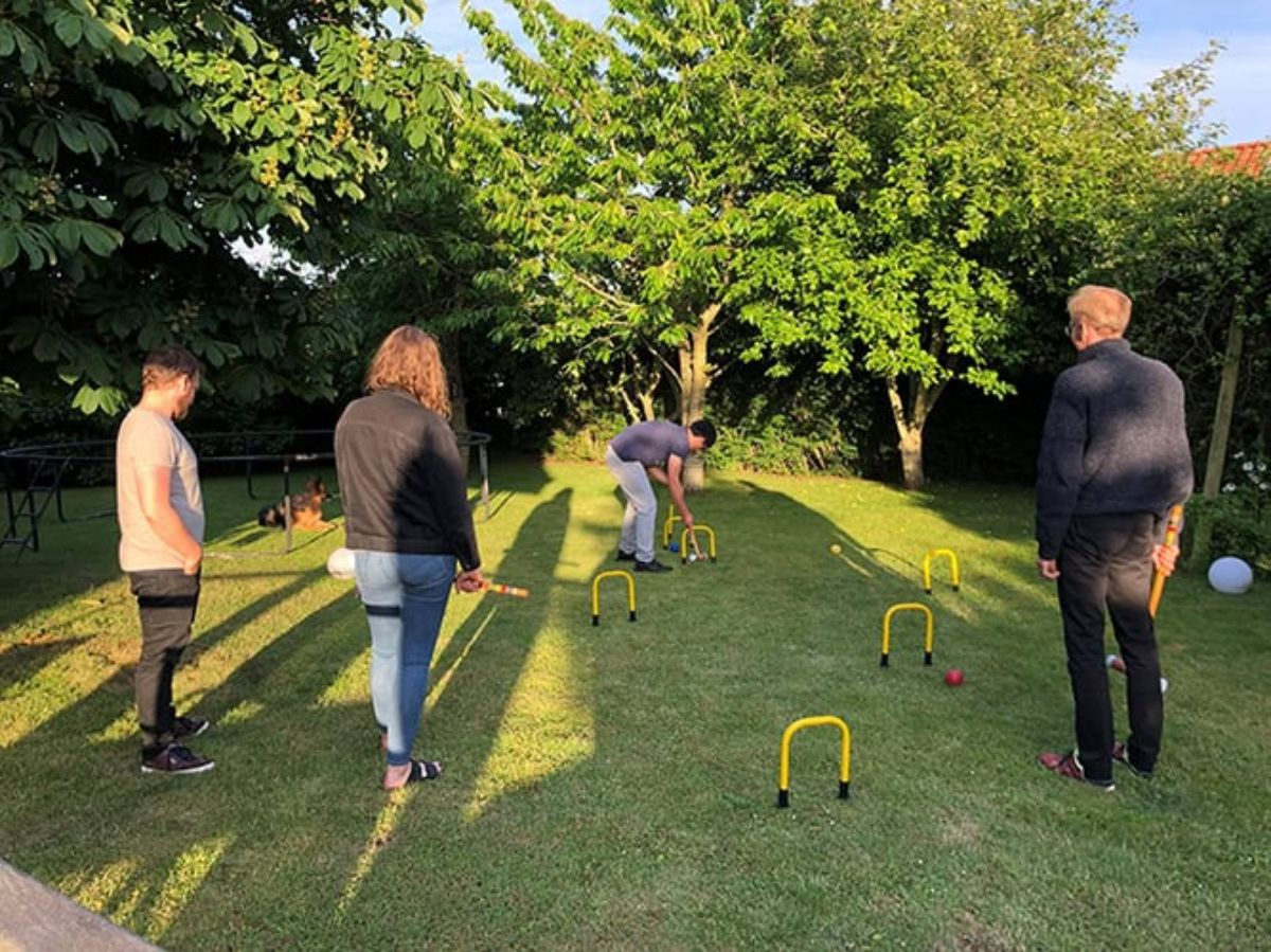 Croquet in the Garden