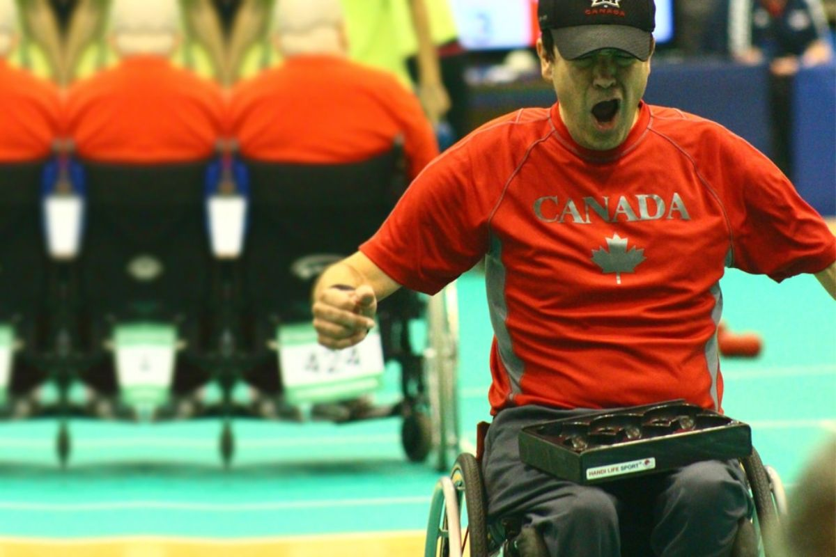 boccia player Marco Dispaltro from Canada