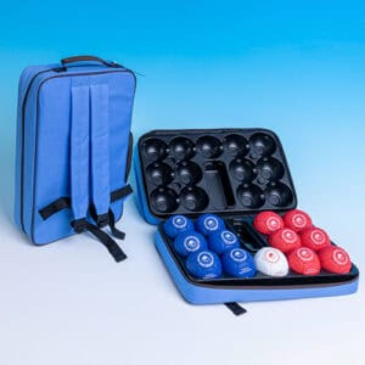 Boccia Superior Supersoft in a sky blue Superior Boccia Backpack
