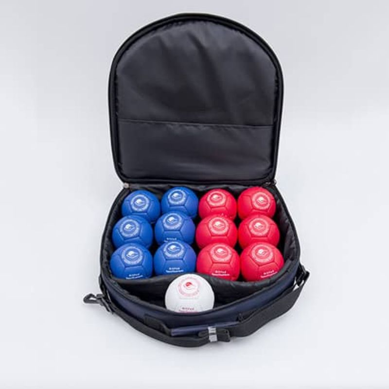 Blue Shoulder bag with boccia set