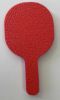 Foam bat one side red and one side blue - red side showing