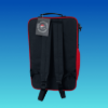 Black Superior Boccia Backpack_with red strap and zipper