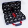 Blue Superior Boccia Case with inlays for ball protection