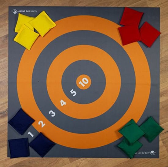 Floor Target Mat and 12 Beanbags