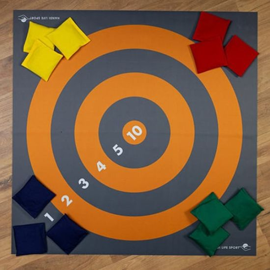 Floor Target Mat and 12 Beanbags