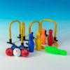 Passing Gates and Skittles with boccia balls