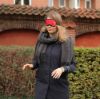 Red polyester mask