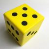Foam Dice, 14 x 14 x 14 cm