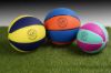 Basketballs on grass - three sizes