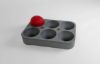Picture of Boccia Foam Tray for 6 Balls, Grey