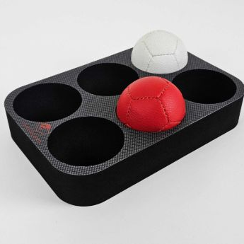 Picture of Boccia Foam Tray for 6 Balls with Top Layer