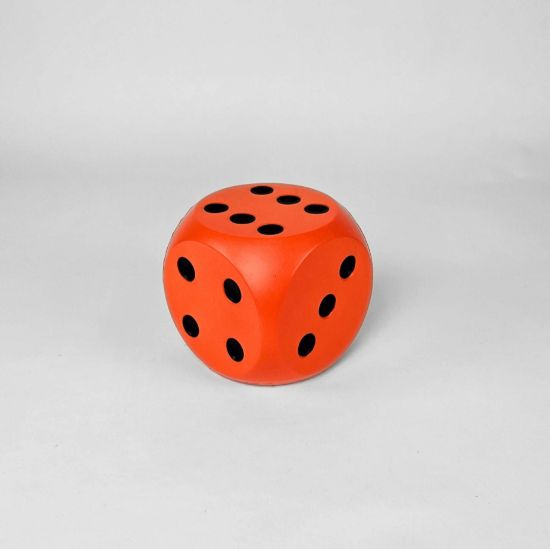 Picture of Orange Foam Dice