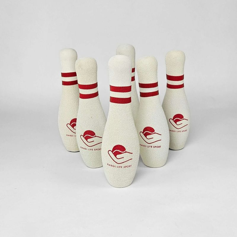 Picture of Set of 6 White Foam Skittles