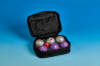 Petanque French Style 600 set with silver and purple balls