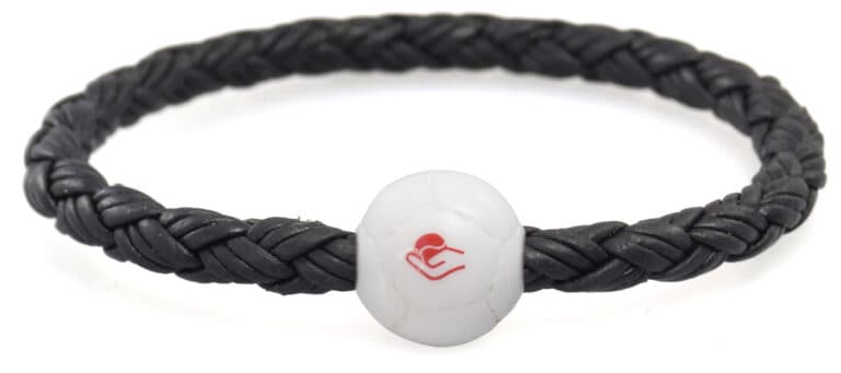 Boccia bracelet in leather