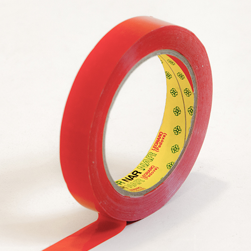 Red narrow boccia marking tape