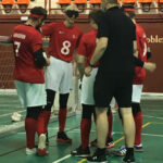 The Danish National Goalball team for men - time out