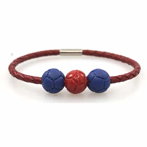 Bracelet Flat Braided Red (BLUE RED)