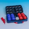 Boccia Ledo Suede in a blue Superior Boccia Case