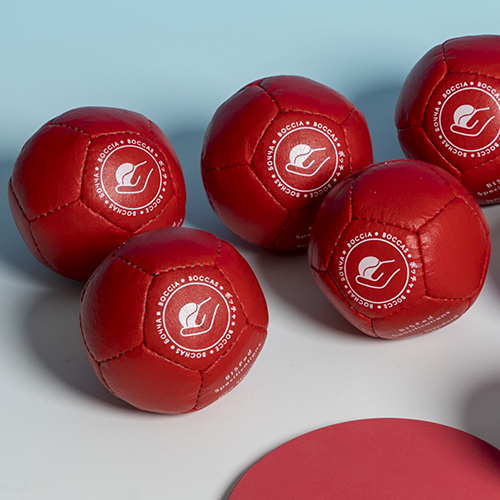 Red New Standard boccia balls