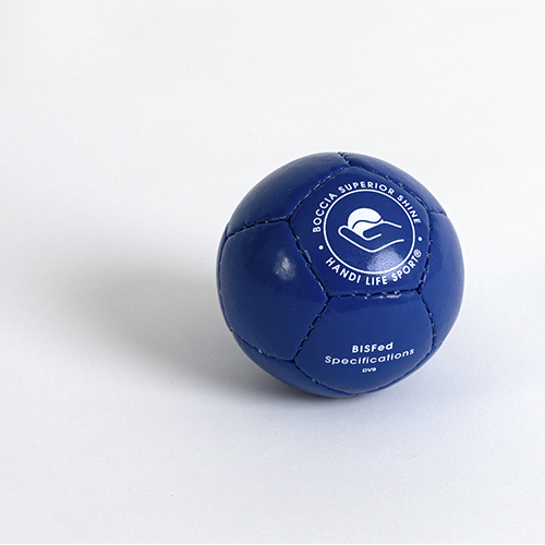 Single blue Superior Shine boccia ball