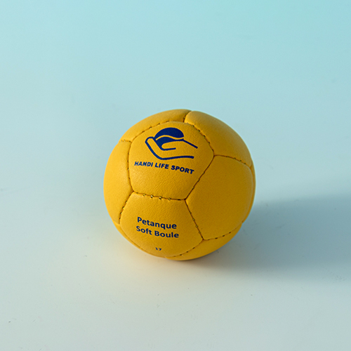 Single yellow Petanque Superior ball
