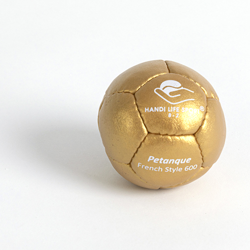 Single golden Petanque French Style 600 ball