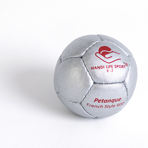 Single silver Petanque French Style 600 ball
