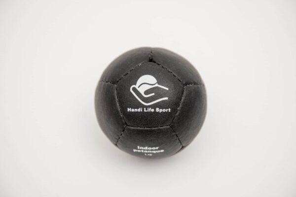 Single black Petanque ball