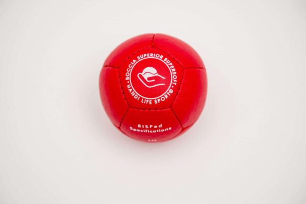 Single-red-Superior-Supersoft-boccia-ball