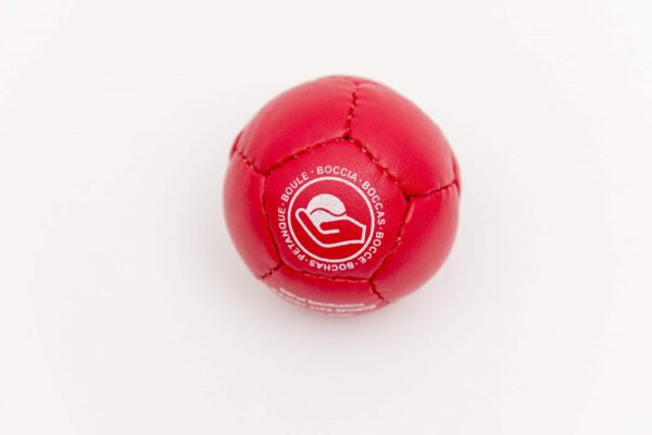 Single red Boccia Basic ball