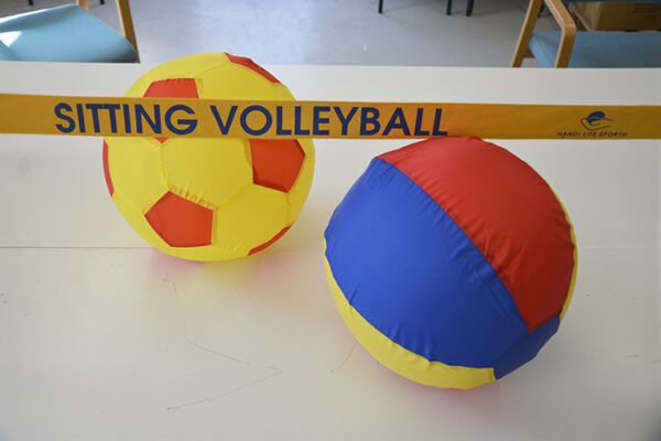 Sitting Volleyball - balloon balls