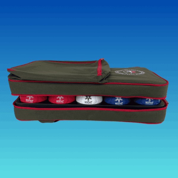 Superior Supersoft set in dark olive Superior boccia backpack
