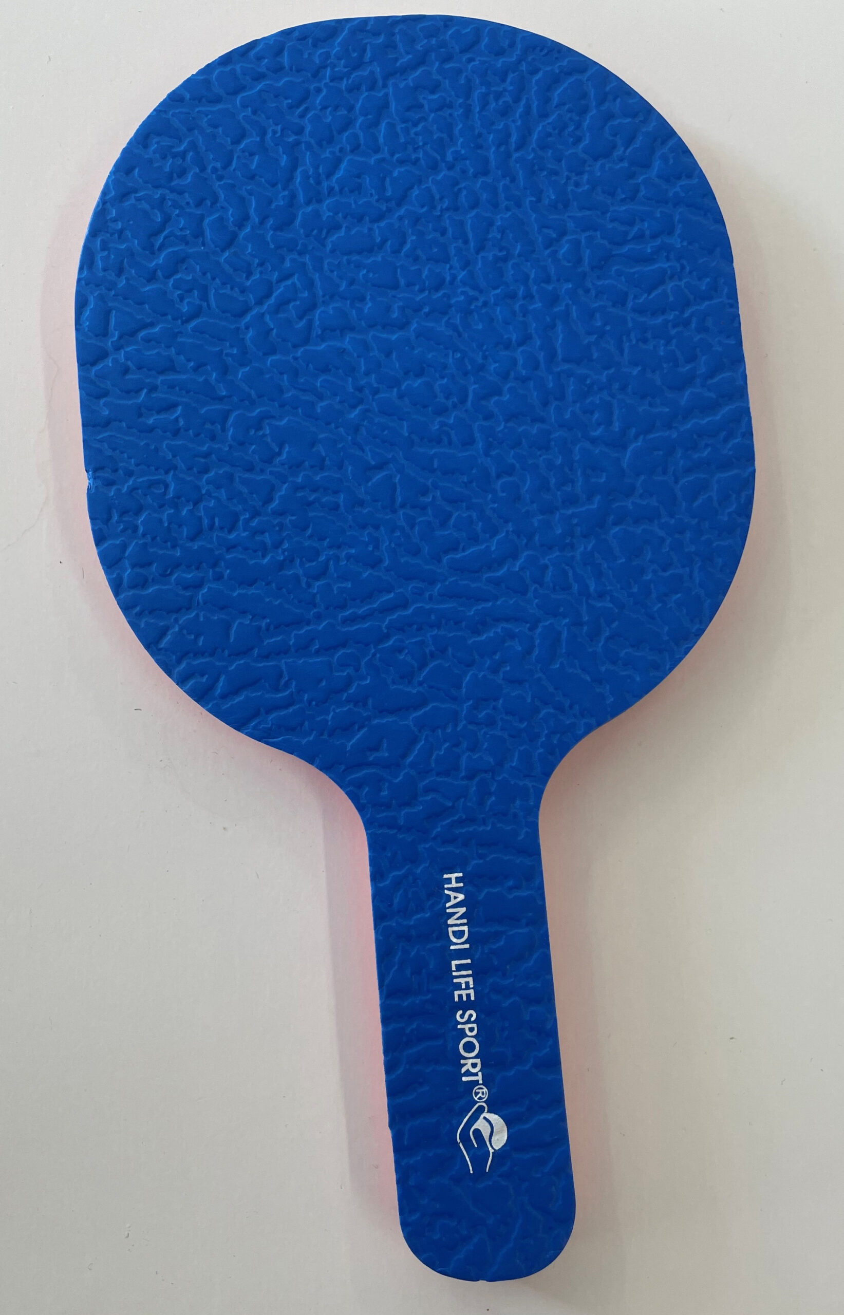 Foam bat one side red and one side blue - blue side showing