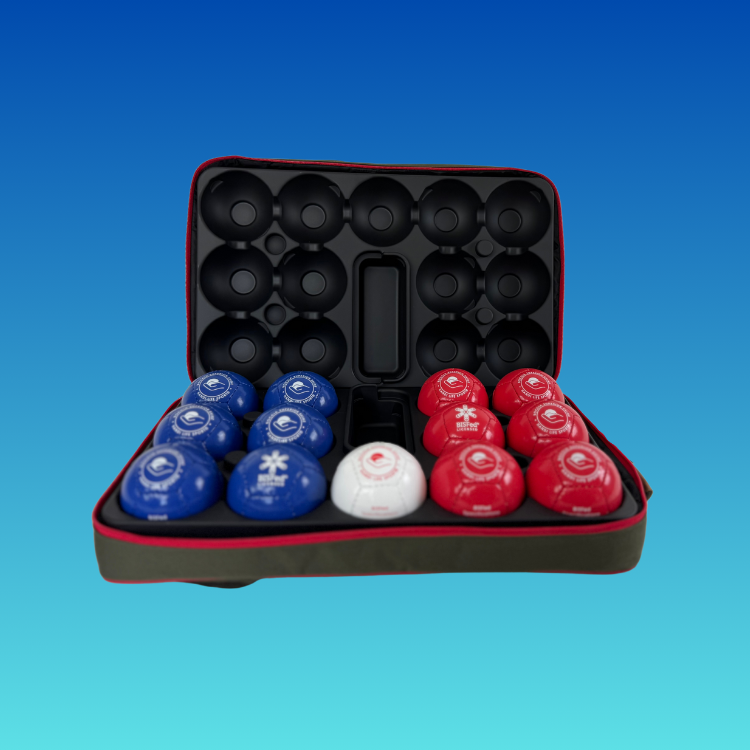 Boccia Superior Shine set in dark olive Superior backpack