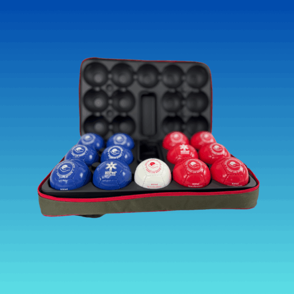 Boccia Superior Shine set in dark olive Superior backpack