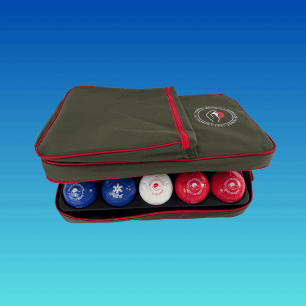 Boccia Superior Shine set in dark olive Superior backpack